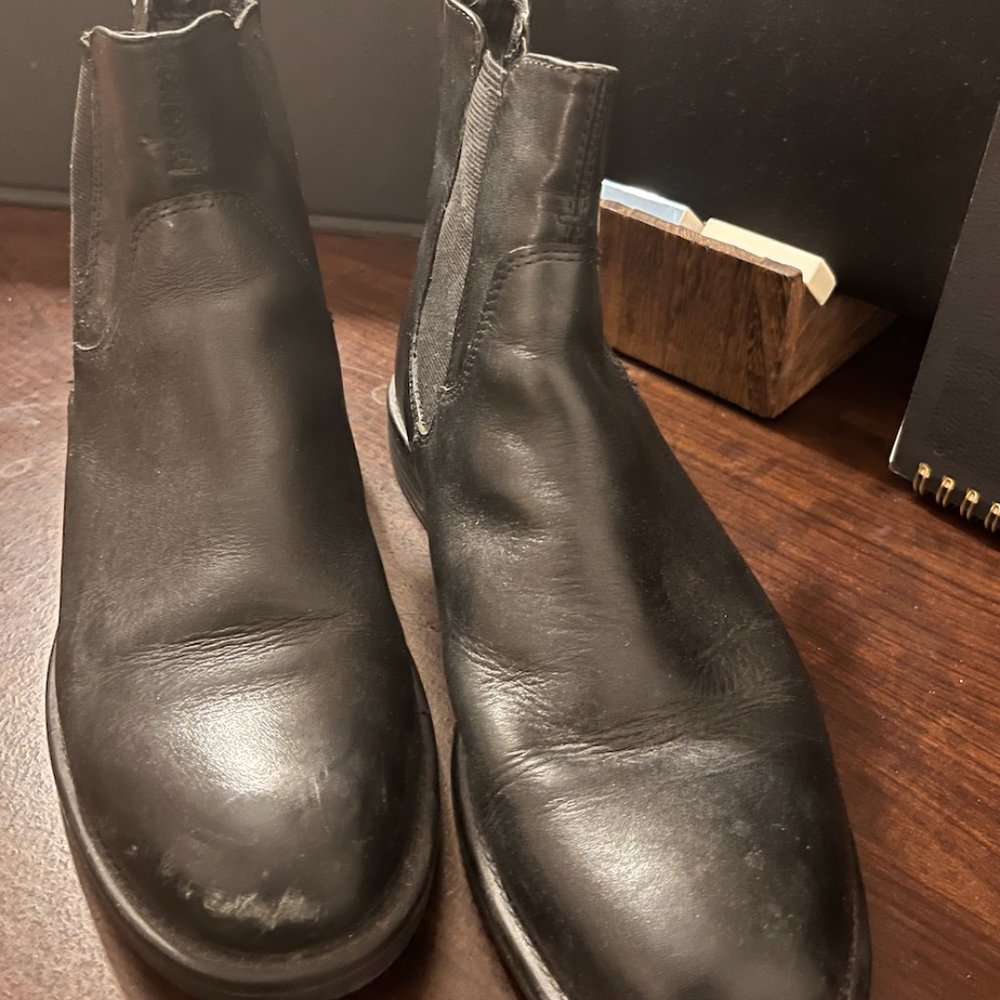 Black Leather Boots